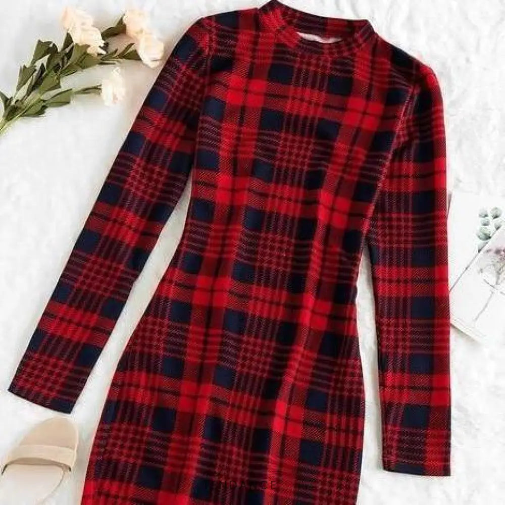 Petite Robe à Carreaux | France-Tendance