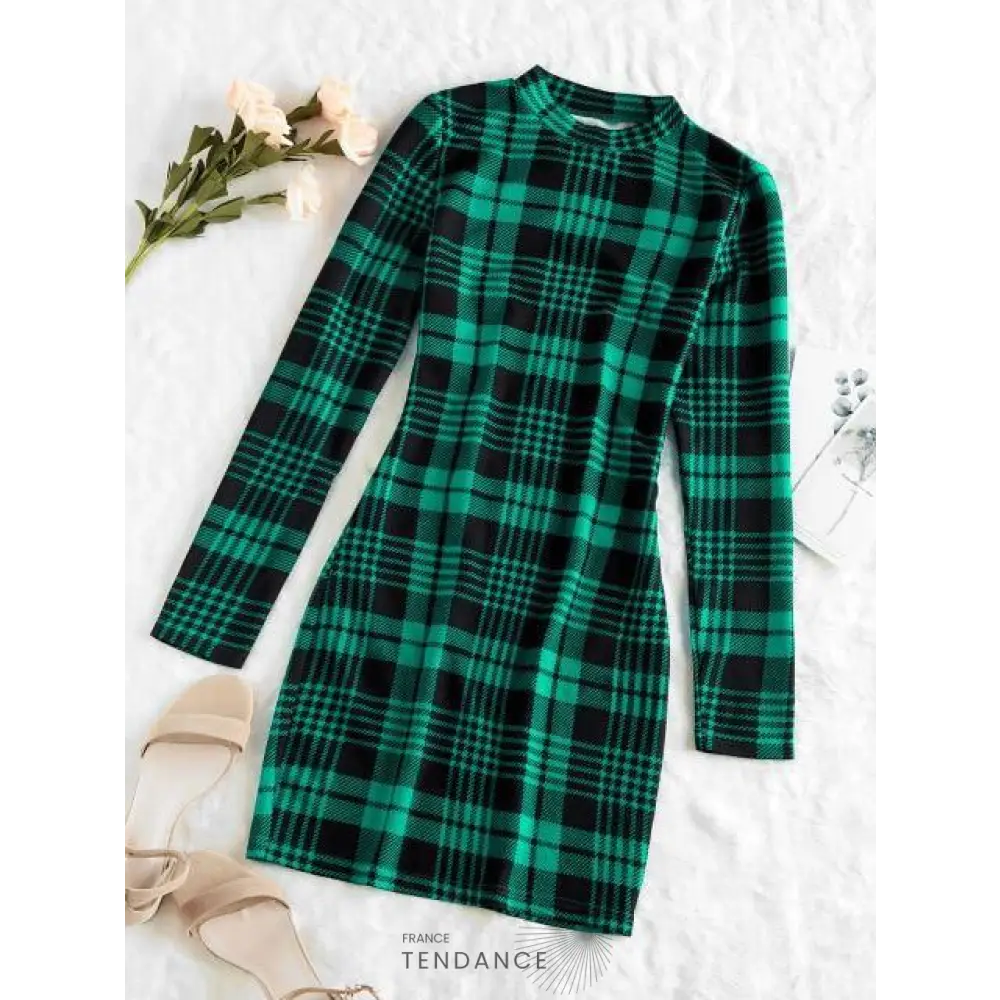 Petite Robe à Carreaux | France-Tendance