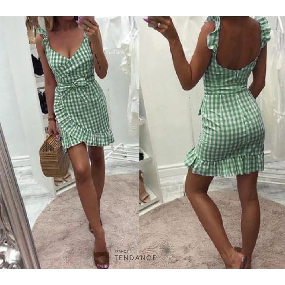 Petite Robe à Carreaux | France-Tendance