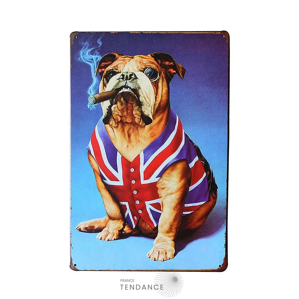 Plaque Vintage Décorative En Métal | France-Tendance