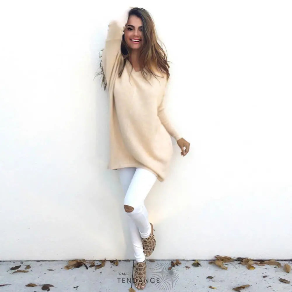 Pull Col v Alina | France-Tendance