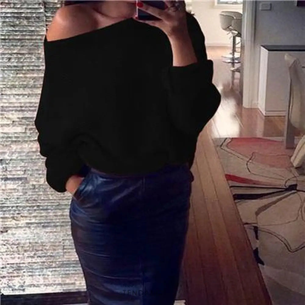 Pull En Tricot Manches Longues | France-Tendance