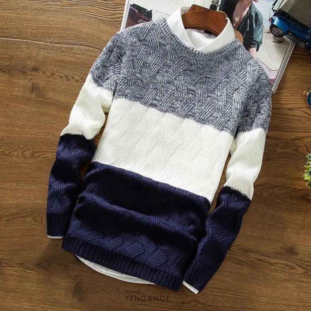 Pull Tricolore D’hiver | France-Tendance