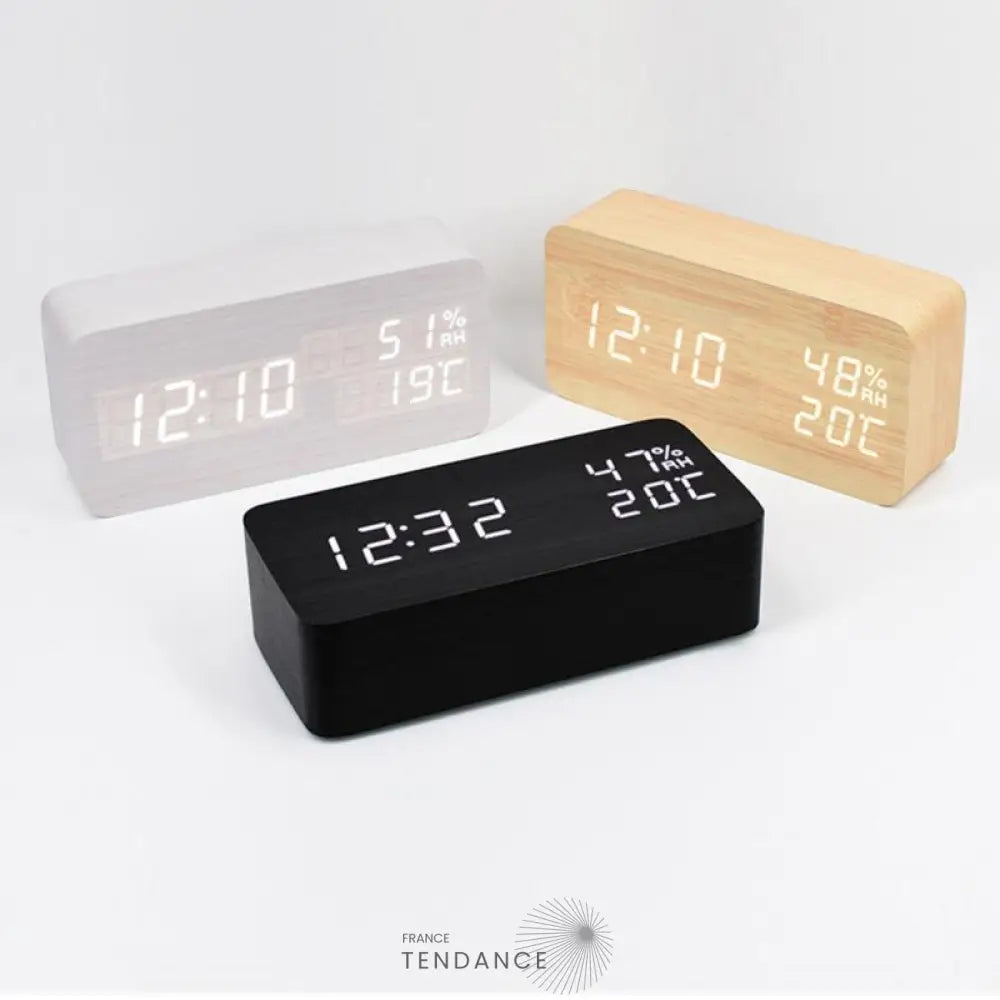 Réveil Design & Tendance woody | France-Tendance