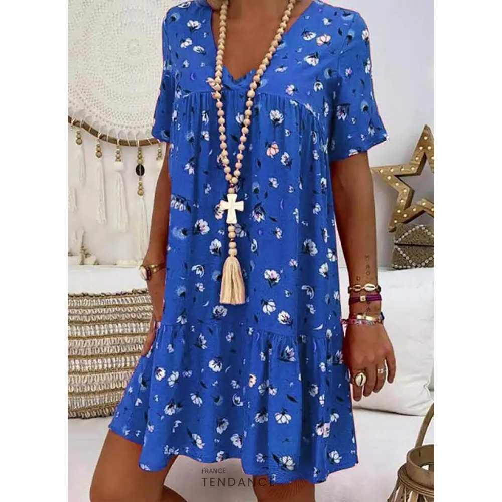 Robe Droite Fleurie | France-Tendance