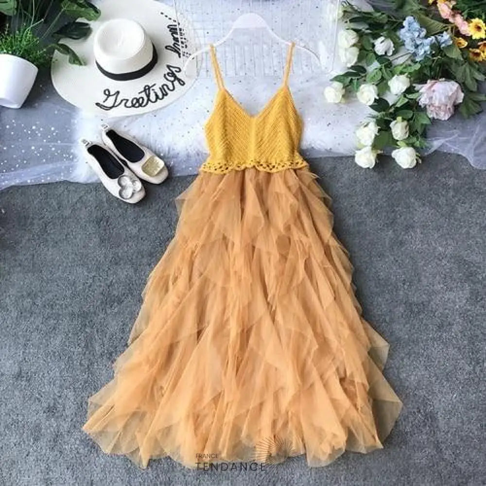 Robe élégante Effet Voile | France-Tendance