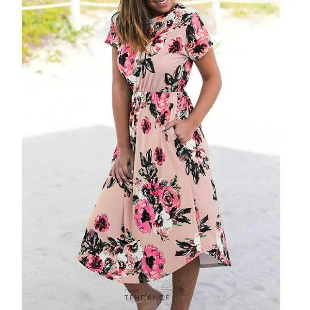 Robe Fleurie Extravagante | France-Tendance