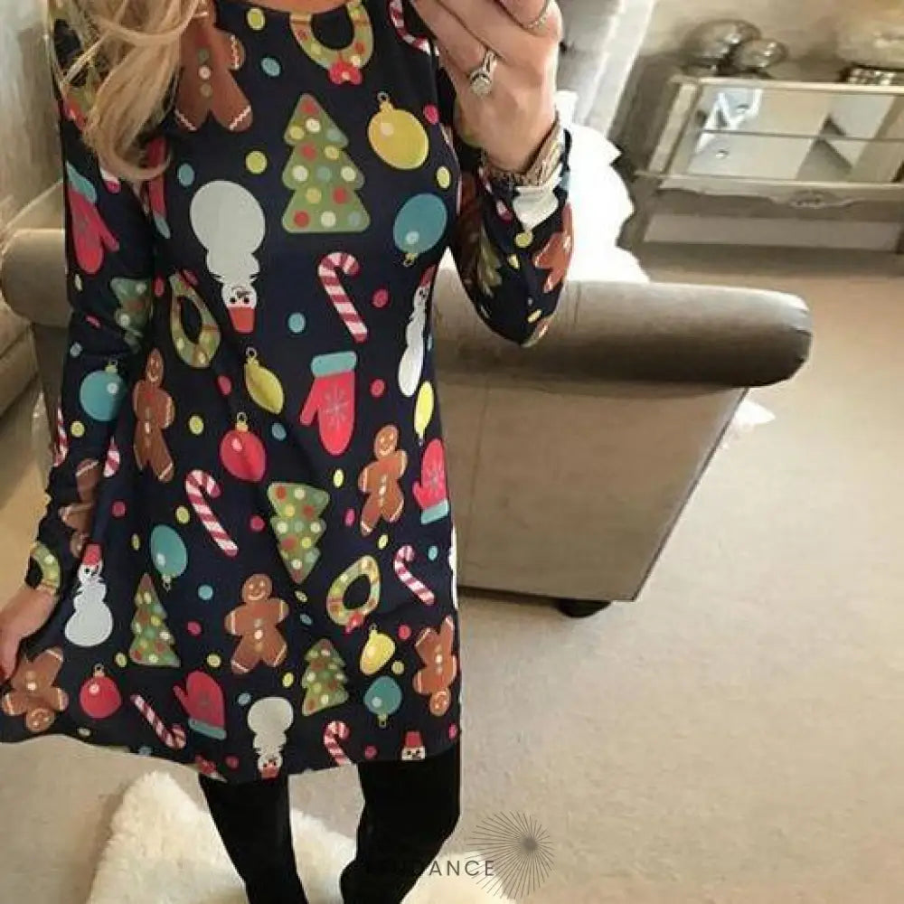 Robe Motifs Noël | France-Tendance