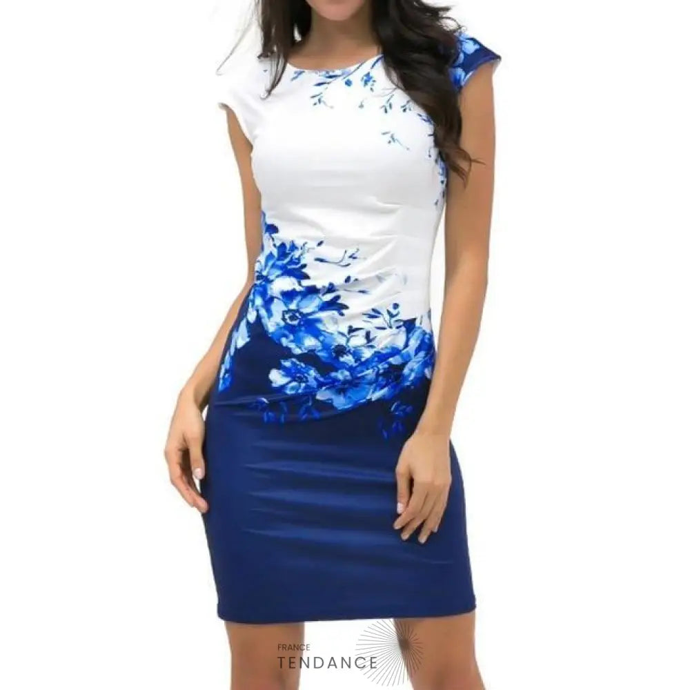 Robe Moulante à Fleurs | France-Tendance
