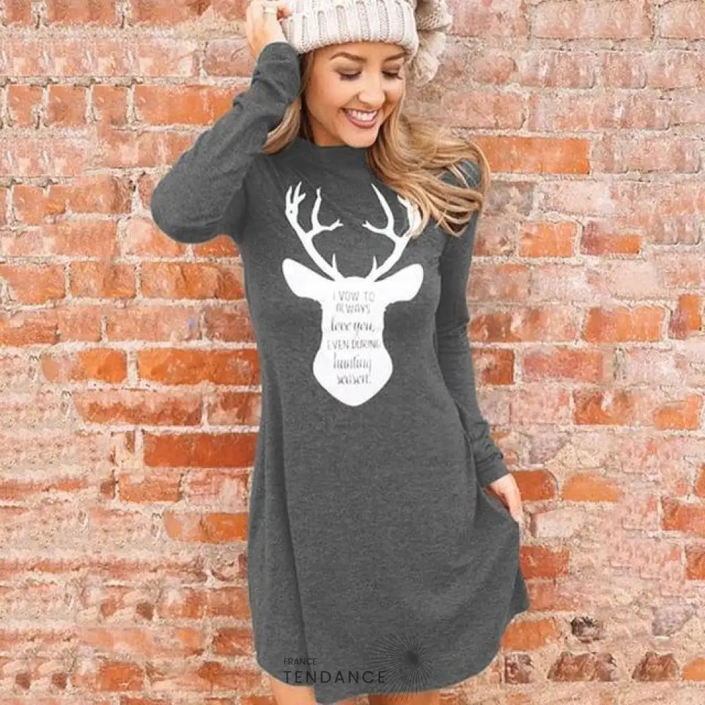 Robe-pull Deer | France-Tendance
