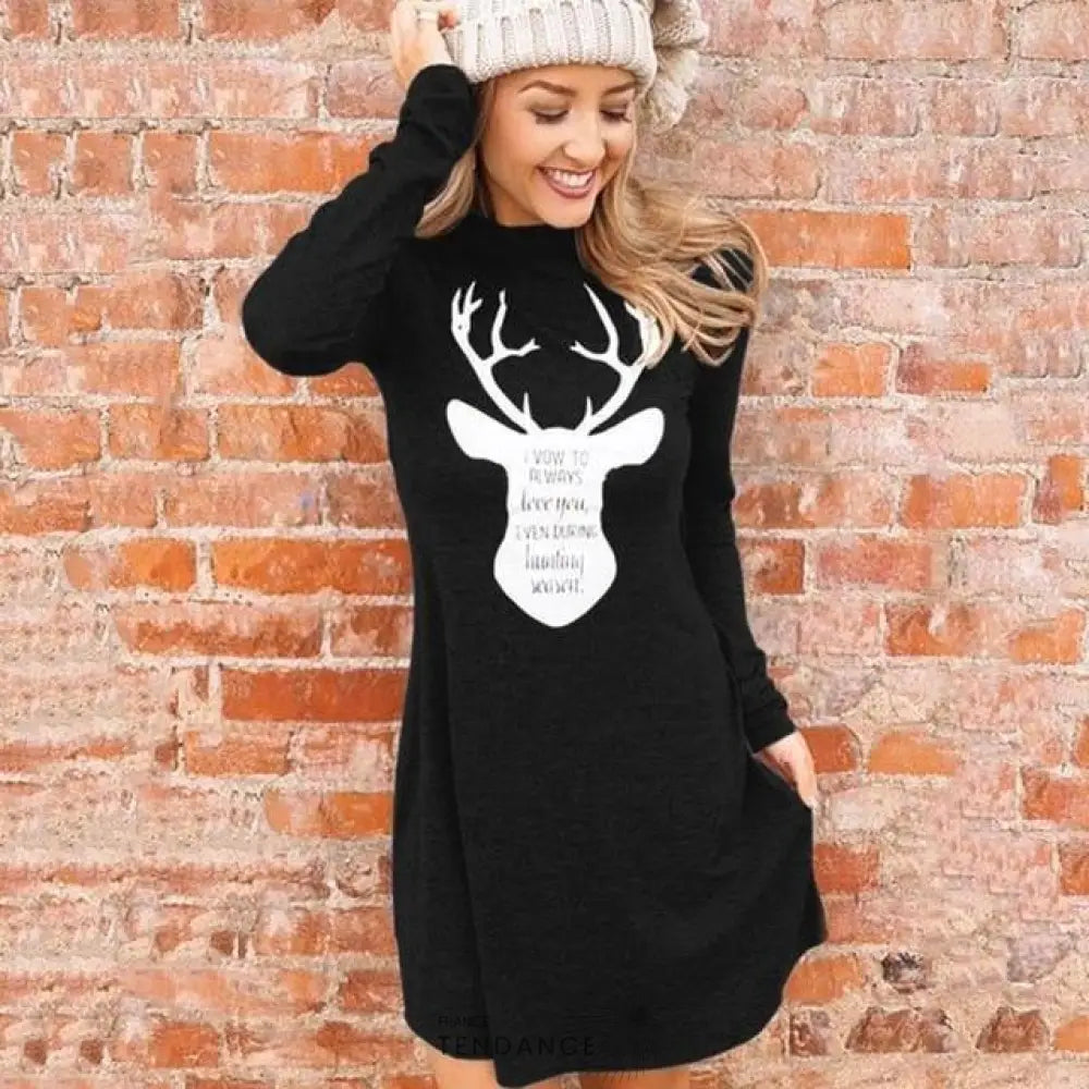 Robe-pull Deer | France-Tendance