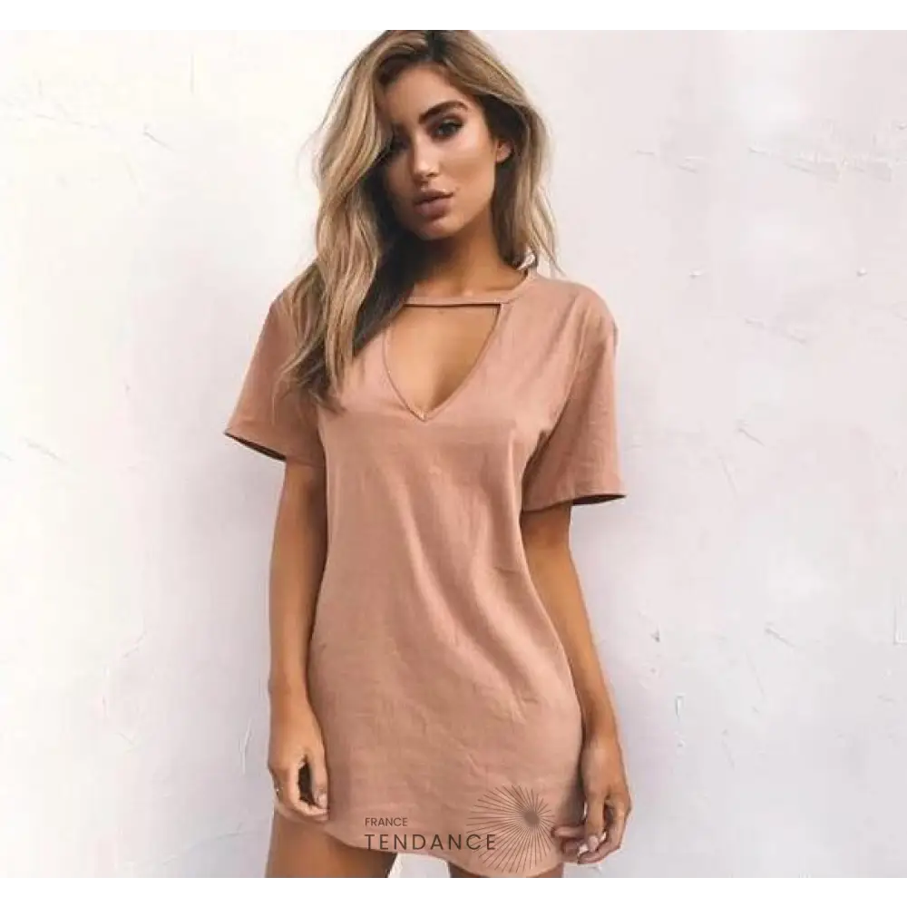 Robe T-shirt Décontractée | France-Tendance