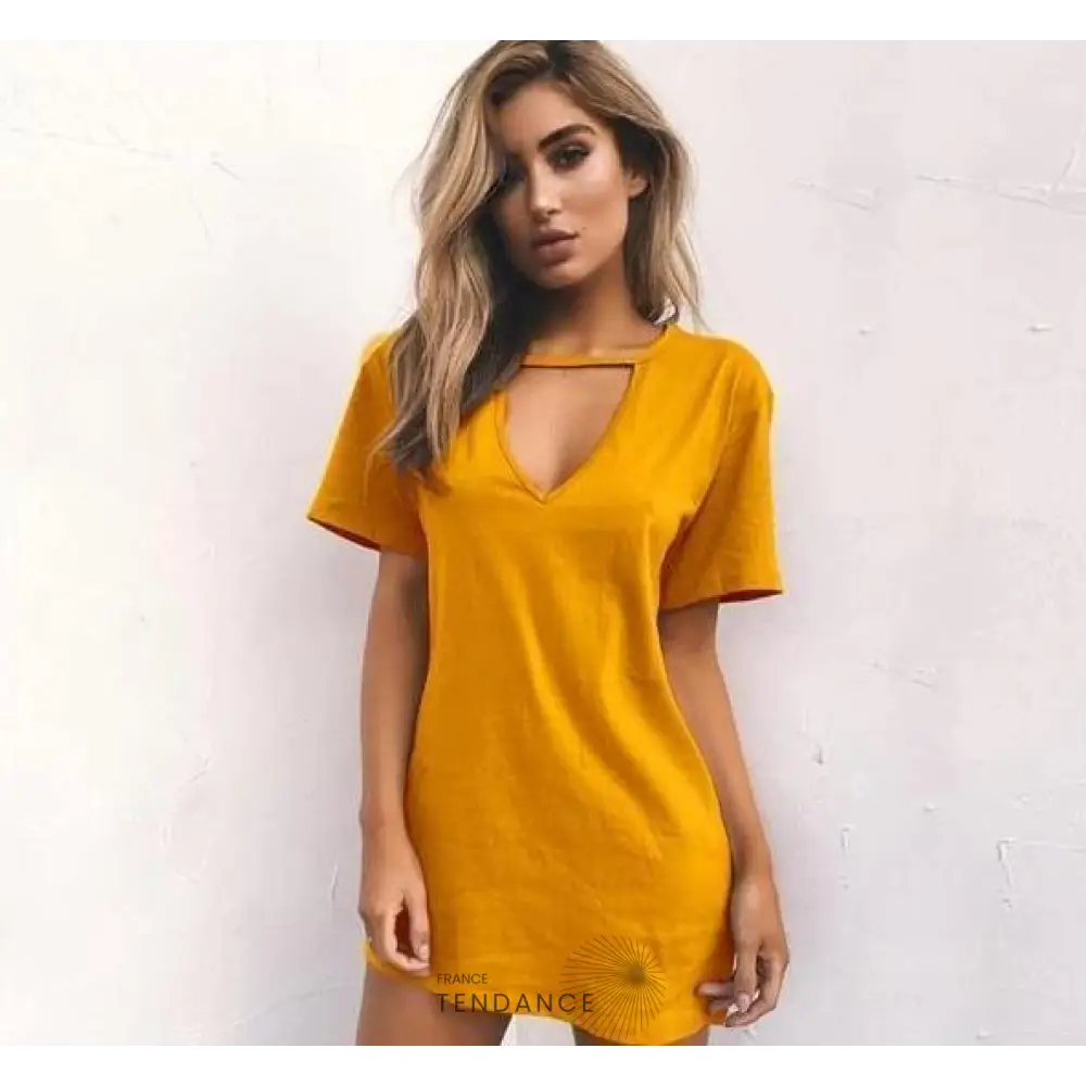 Robe T-shirt Décontractée | France-Tendance