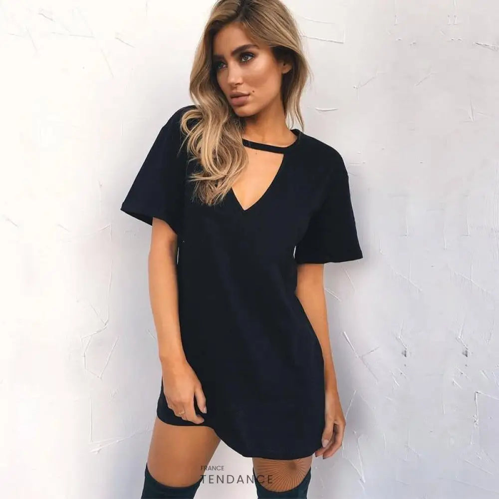 Robe T-shirt Décontractée | France-Tendance