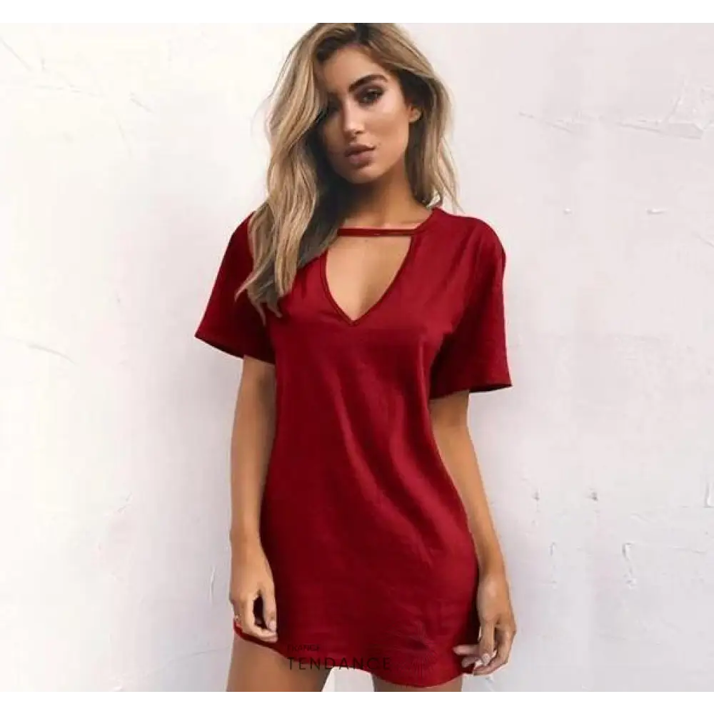 Robe T-shirt Décontractée | France-Tendance