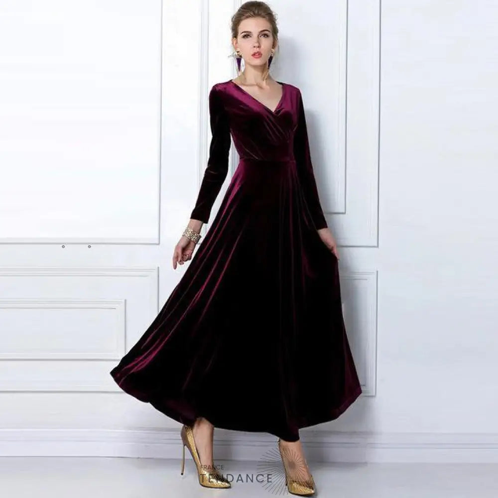 Robe Velvet | France-Tendance
