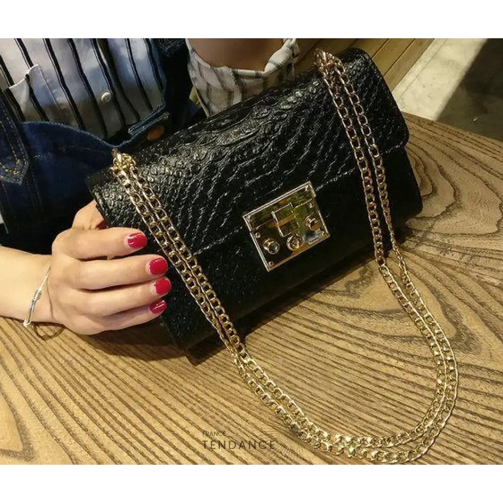 Sac à Main Effet Croco | France-Tendance