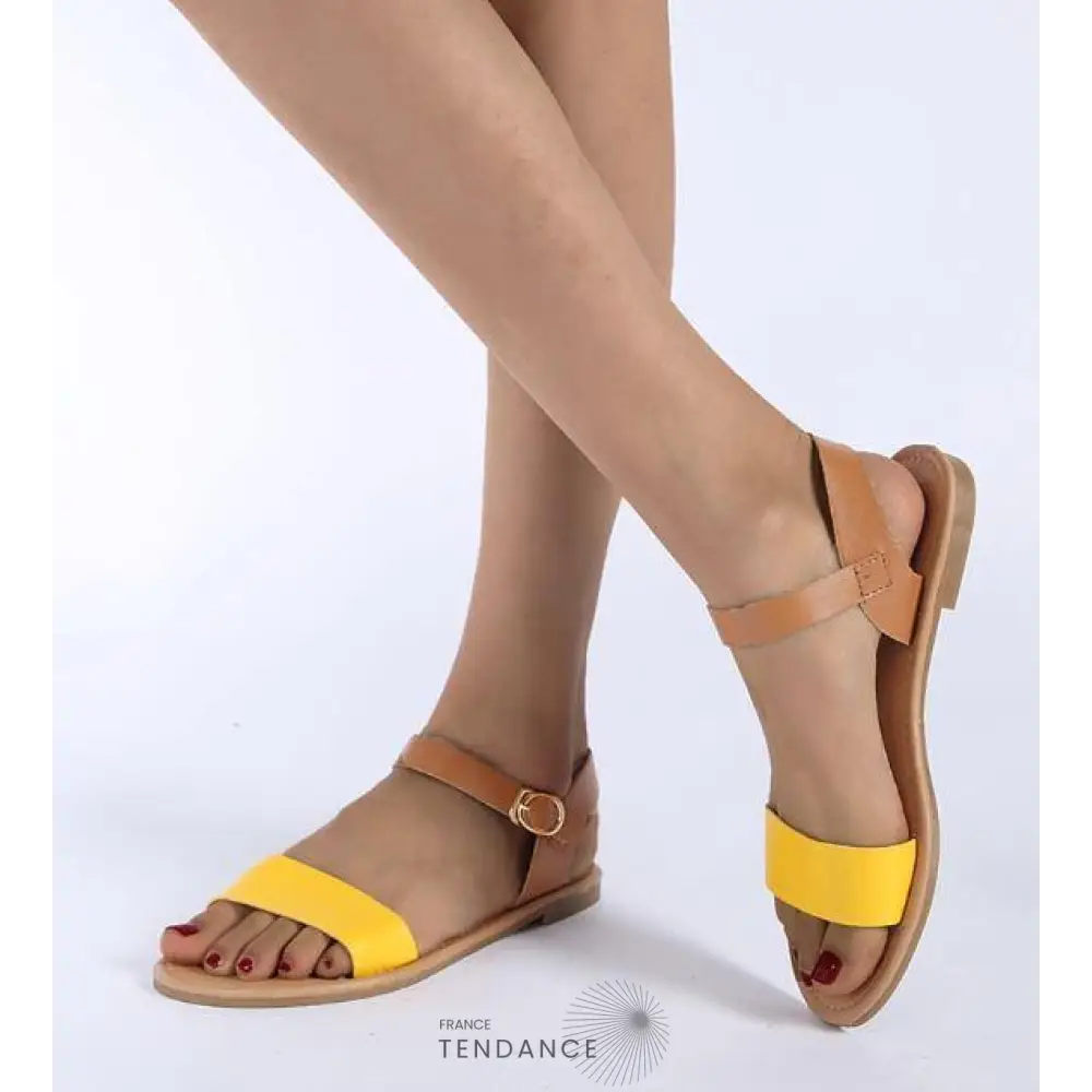 Sandales Plates Minimalistes | France-Tendance