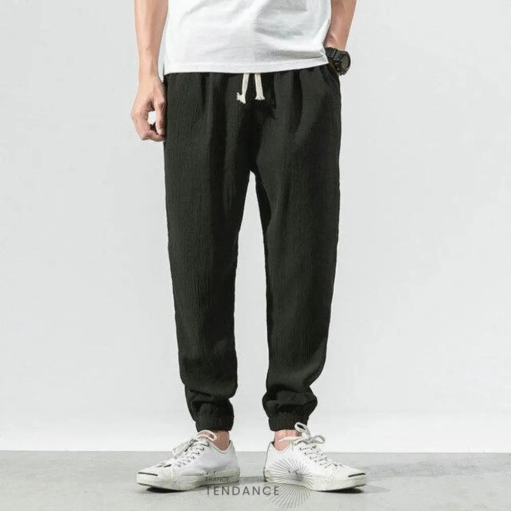 Sarouel Décontracté En Lin | France-Tendance