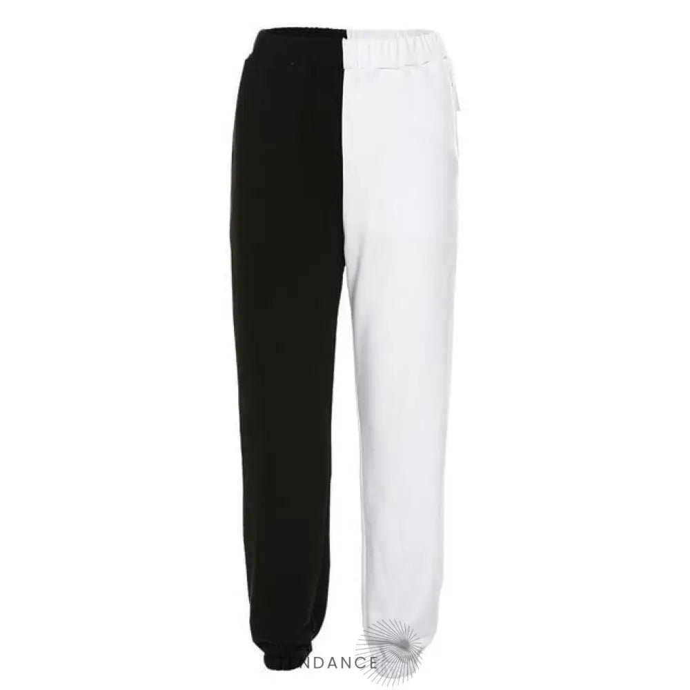 Sarouel Noir Et Blanc | France-Tendance