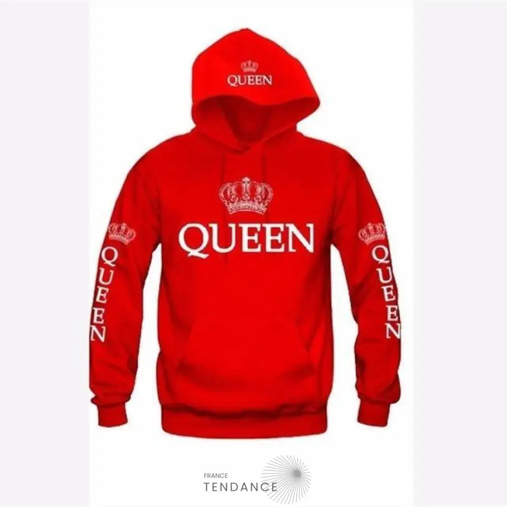 Sweats Couple Rouge | France-Tendance