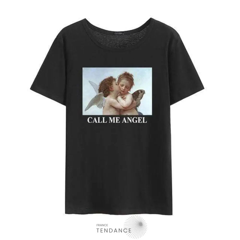 T-shirt Call Me Angel | France-Tendance