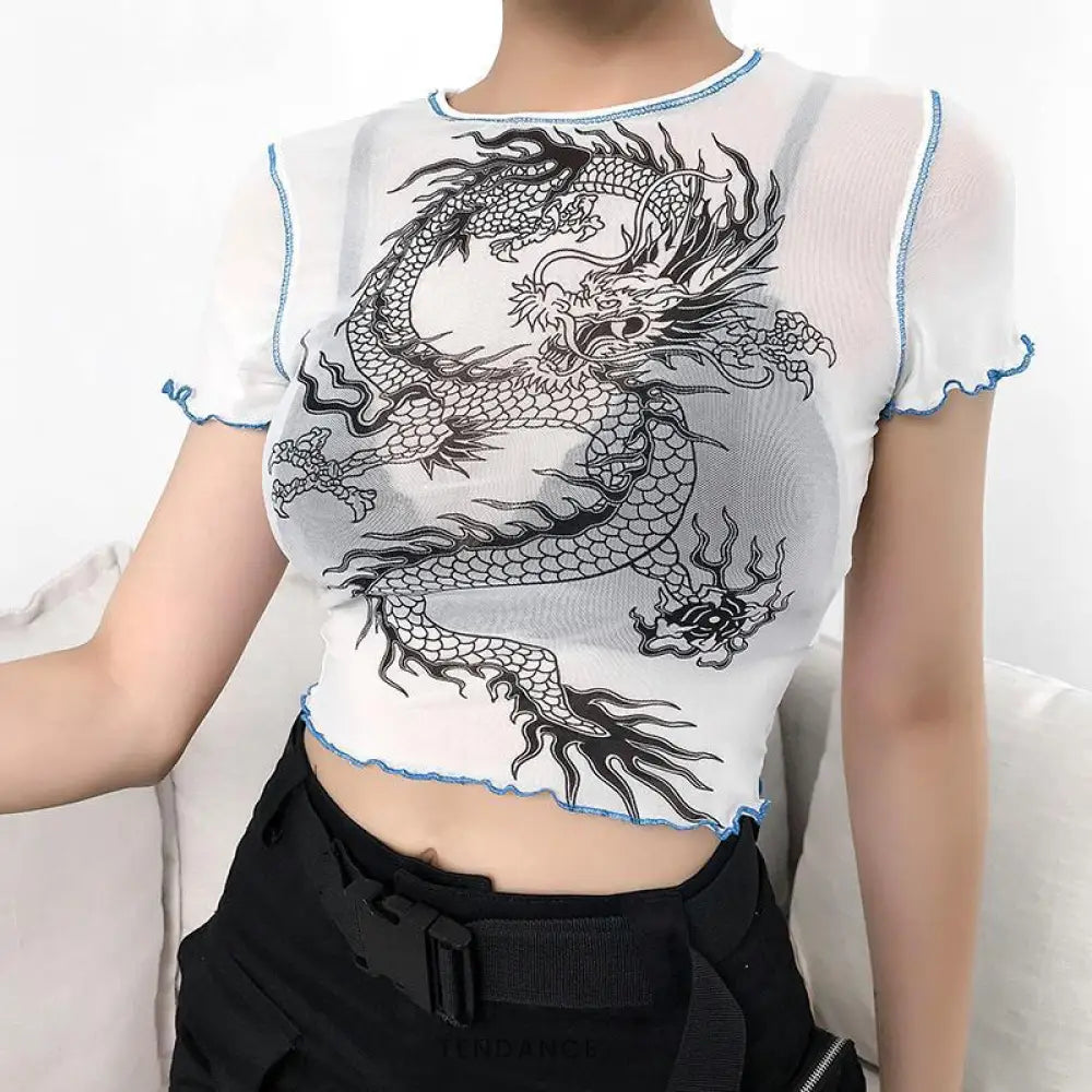 T-shirt Dragon x Transparent | France-Tendance