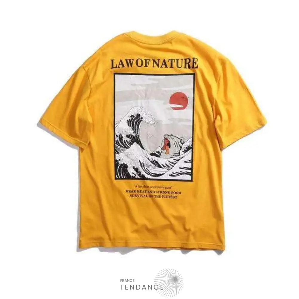 T-shirt Imprimé Law Of Nature | France-Tendance
