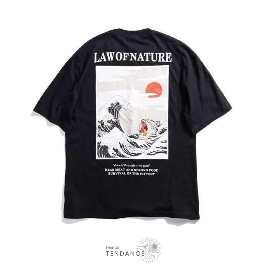 T-shirt Imprimé Law Of Nature | France-Tendance