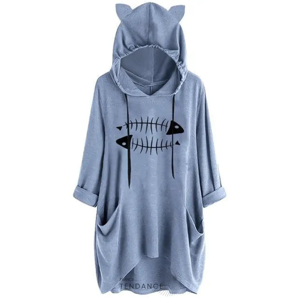 T-shirt Loose à Capuches | France-Tendance