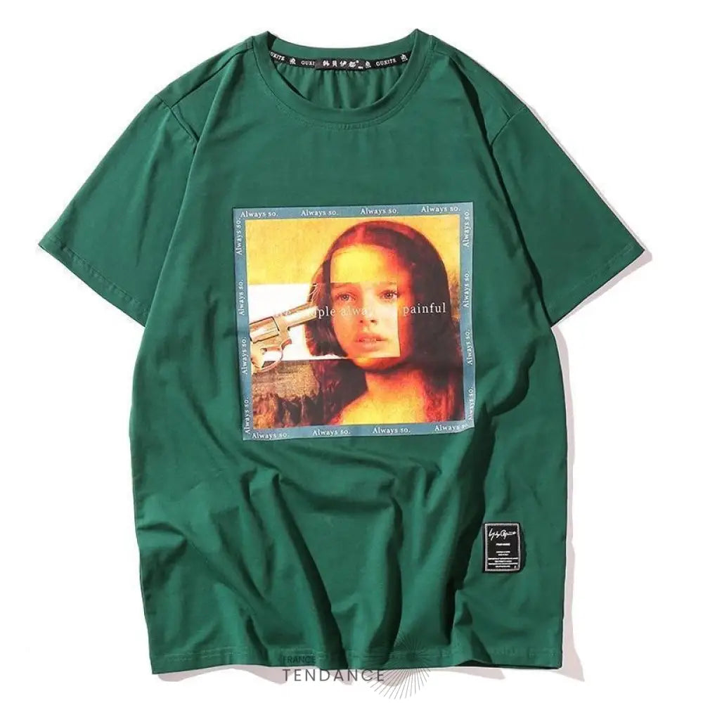 T-shirt Mona Lisa x Gun™ | France-Tendance
