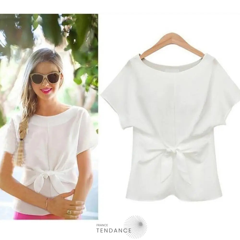 T-shirt Nœud Tendance | France-Tendance