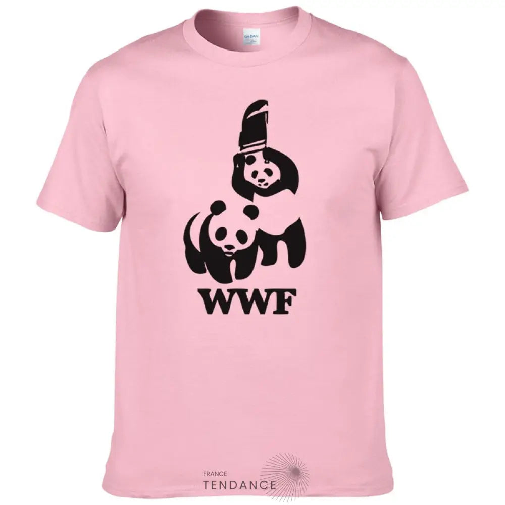 T-shirt Panda | Parodie Wwf | France-Tendance
