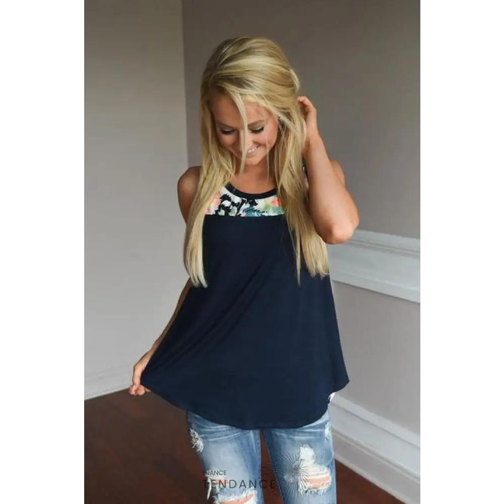 T-shirt Spécial Avec Des Fleurs | France-Tendance