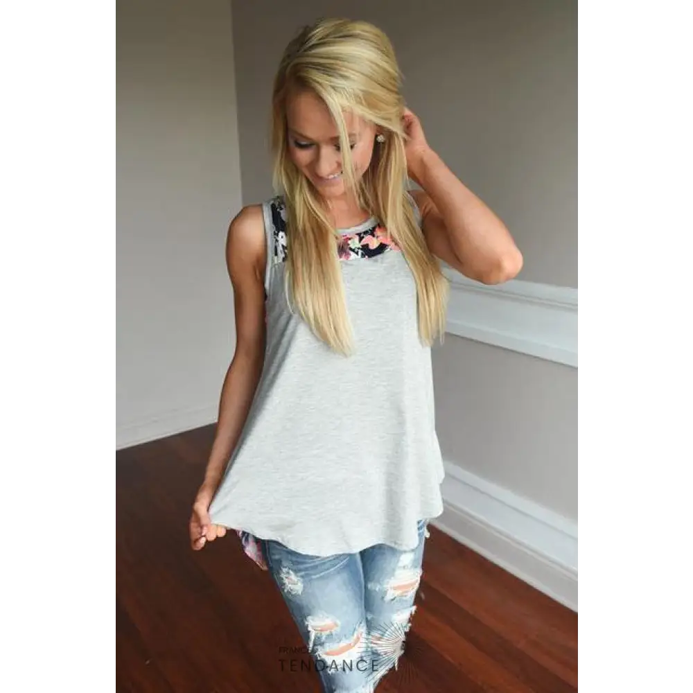 T-shirt Spécial Avec Des Fleurs | France-Tendance