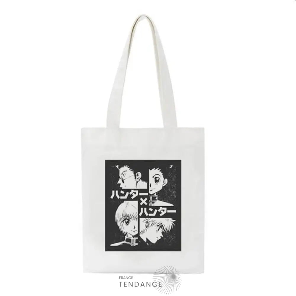Tote Bag Hunter (blanc) | France-Tendance