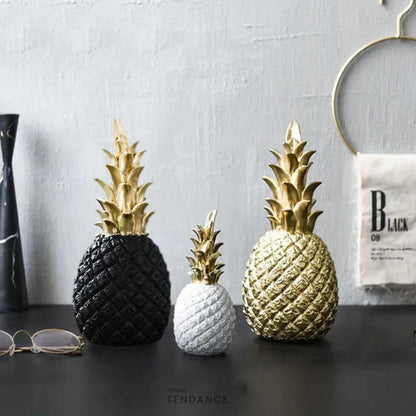 Ananas à Poser En Or Trempé | France-Tendance