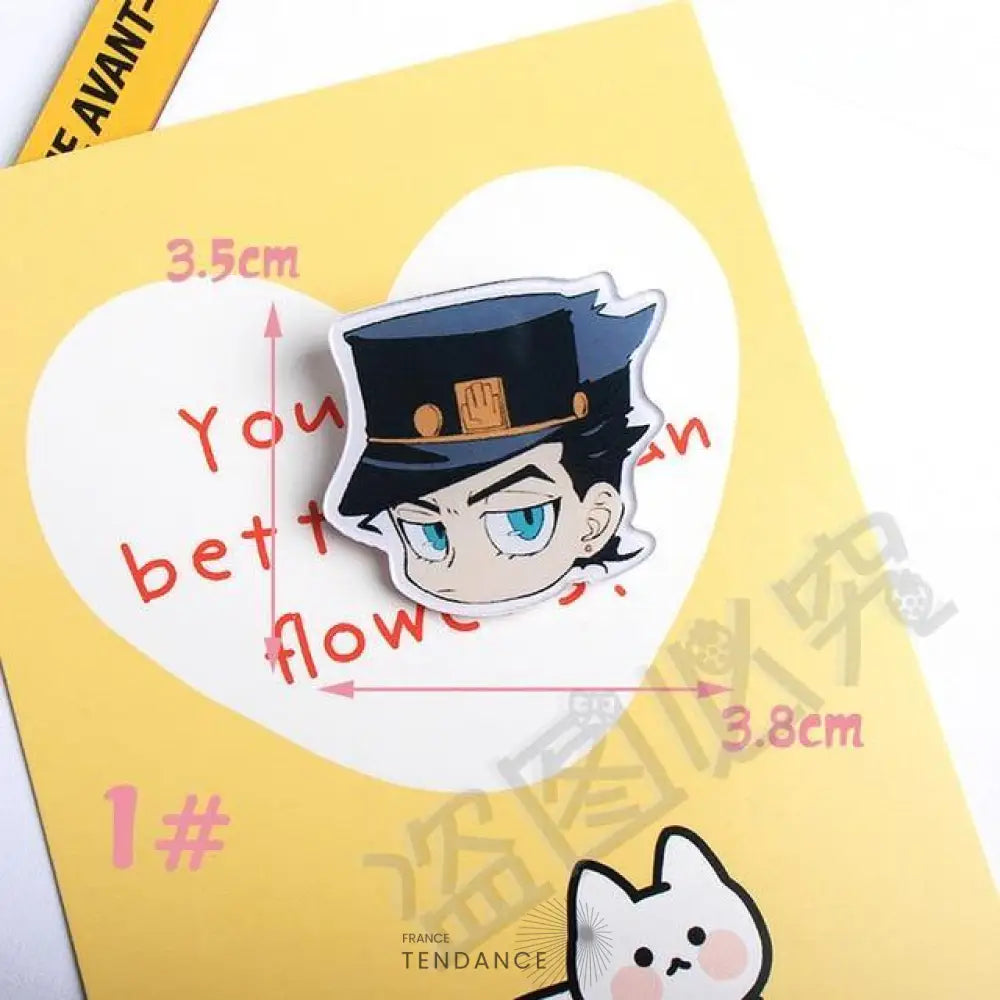 Badge Pin’s Jojo Bizarre Adventure | France-Tendance