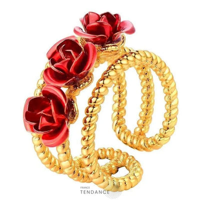 Bague Sertie De Roses éternelles | France-Tendance