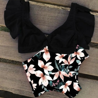 Bikini Floral Deux Pièces | France-Tendance