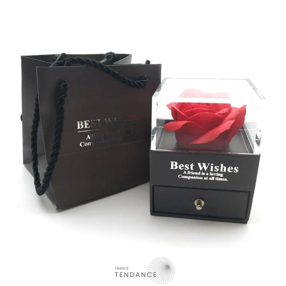 Boîte à Bijoux Rose Eternelle | France-Tendance