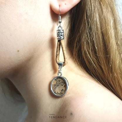 Boucles D’oreille En Liège | France-Tendance