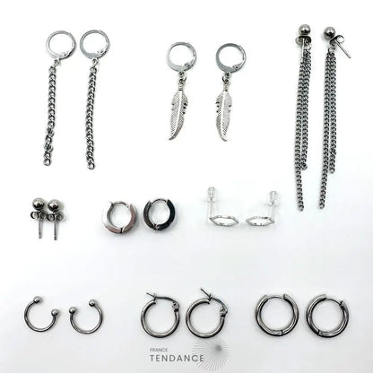 Boucles D’oreille Style K-pop En Acier Inoxydable |