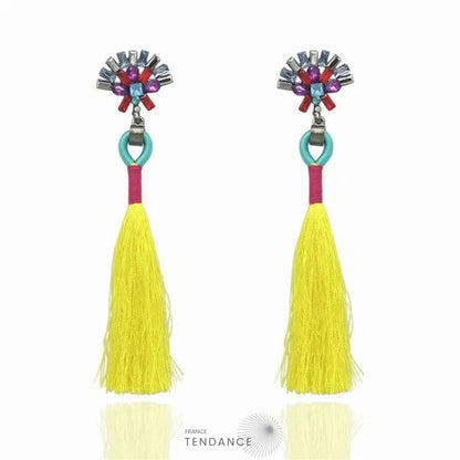 Boucles D’oreilles Boho à Franges | France-Tendance