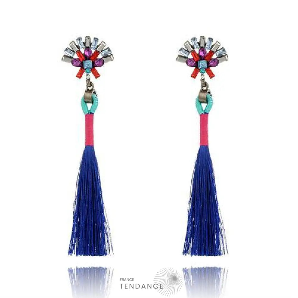 Boucles D’oreilles Boho à Franges | France-Tendance