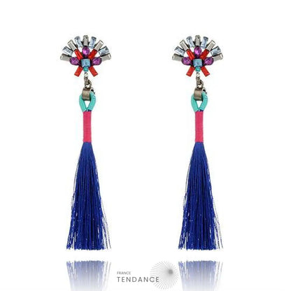 Boucles D’oreilles Boho à Franges | France-Tendance