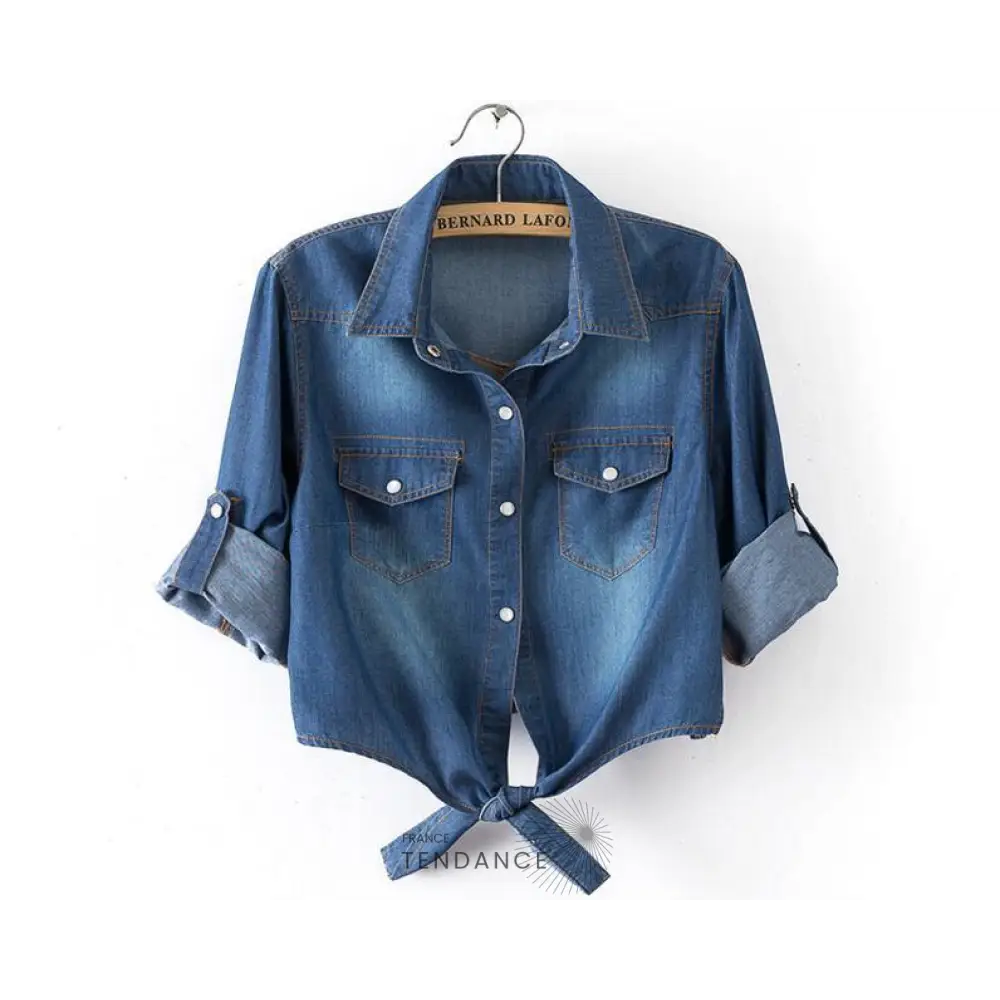 Chemise En Jeans à Nouer | France-Tendance