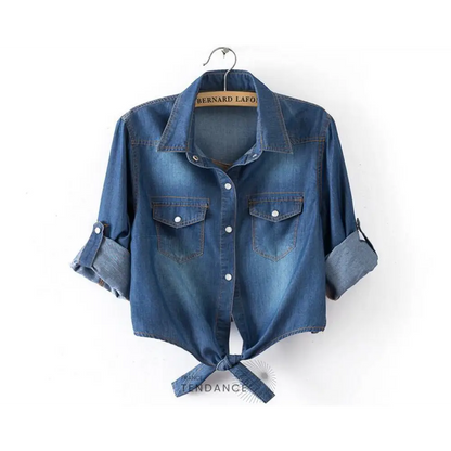 Chemise En Jeans à Nouer | France-Tendance