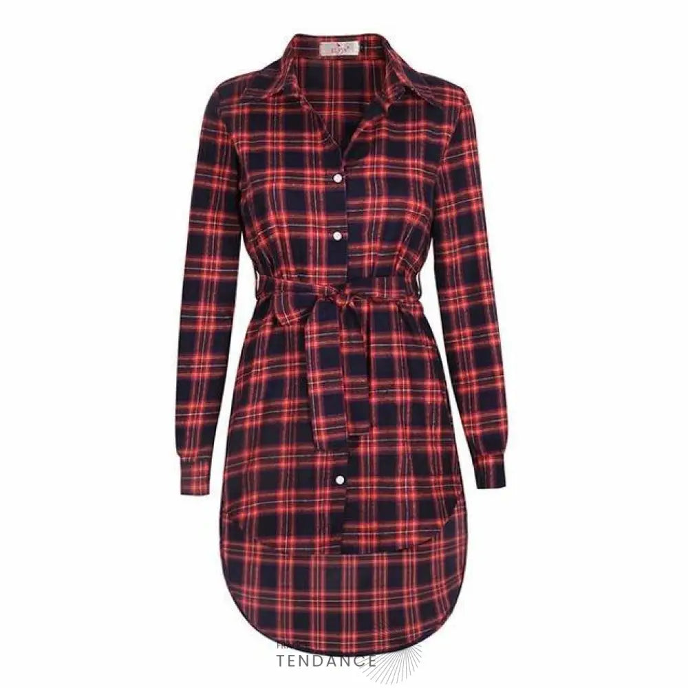 Chemise Longue à Carreaux | France-Tendance