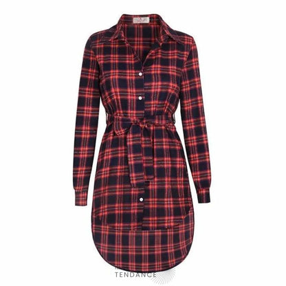 Chemise Longue à Carreaux | France-Tendance